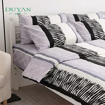 DUYAN《自由頻率》雙人加大三件式100%純棉床包組