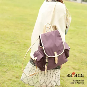 satana - 小確幸‧優雅小型後背包 -紫水晶