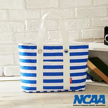 NCAA美國大學籃球 - 亮彩橫條帆布包 - 正藍