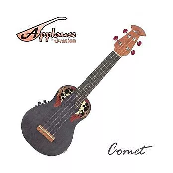 美國品牌Applause(Ovation) 單板21吋可插電葡萄孔烏克麗麗 UAE20(加贈烏克麗麗袋)黑色黑色