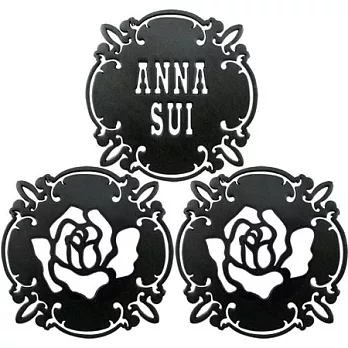 ANNA SUI 安娜蘇 魔法薔薇杯墊組