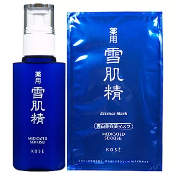 KOSE高絲 藥用雪肌精草本按摩敷面膜(30ml)*3