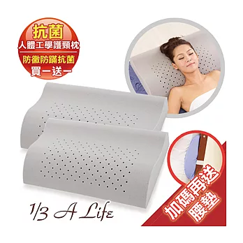 【1/3 A Life】人體工學護頸記憶枕(買一送一),加碼再贈腰墊