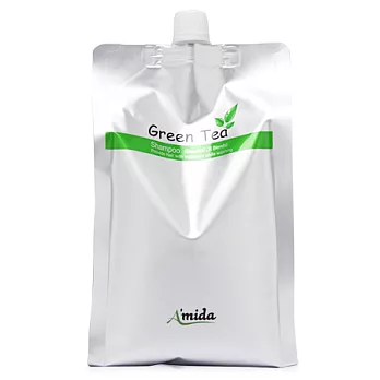 Amida 綠茶控油洗髮精(補充包) 1000ml