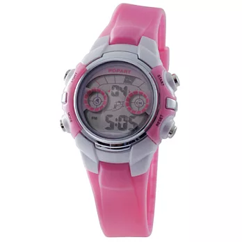 POPART多功能冷光電子運動錶pop-448(粉色)