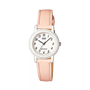 CASIO 優雅風情的簡約生活指針式時尚腕錶-橘-LQ-139L-4B2