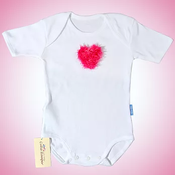 Cutie Bella包臀衣,Shabby Heart-Fuchsia(6~12m)