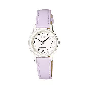 CASIO 優雅風情的簡約生活指針式時尚腕錶-紫-LQ-139L-6B