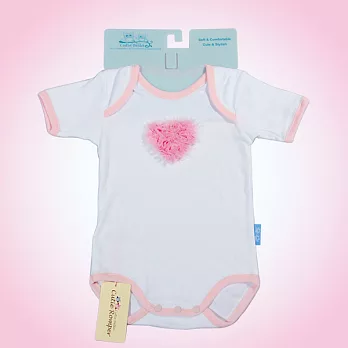 Cutie Bella包臀衣,粉邊Shabby Heart-Pinky(6~12m)