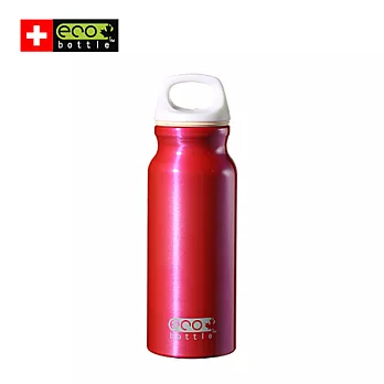 【瑞士ECO BOTTLE】Basicline系列400ml寬口隨身水瓶_桃紅#15006