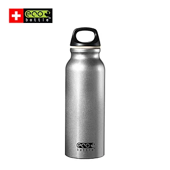 【瑞士ECO BOTTLE】Basicline系列650ml寬口隨身水瓶_銀#15010