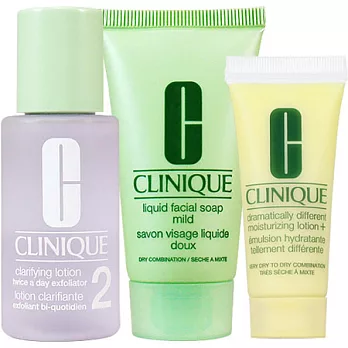 CLINIQUE 倩碧 新一代三步驟保養潤膚組