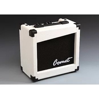 Comet台灣品牌-熱賣吉他音箱 GA-10 時尚簡約風格(10瓦音箱-內建破音效果)白色