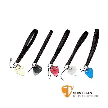 TECKPICK吉他彈片Pick吊飾(五種顏色可選)手機/包包/配件(美國製匹克)銀色