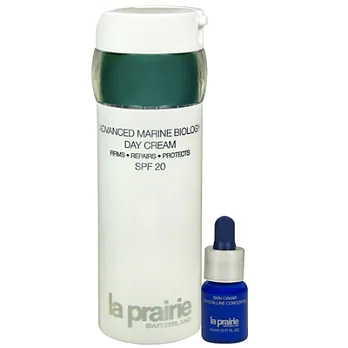 la prairie 沁藍海洋修護嫩滑日霜SPF20(50ml)9折再送魚子珍鑽晶露(5ml)