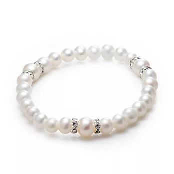 《大東山珠寶 》愛情物語氣質珍珠手鍊-珍珠白