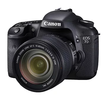 CANON EOS 7D 附15-85mm 單鏡組(中文平輸) - 加送SD32G+專用鋰電池+防潑水相機包+外出型腳架+多功能讀卡機+相機清潔組+硬式保護貼黑色