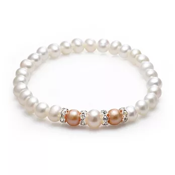 《大東山珠寶 》愛情物語氣質珍珠手鍊-珍珠(金)