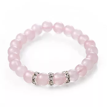 《大東山珠寶 》愛情物語桃花粉晶手鍊-粉晶(單鑽)