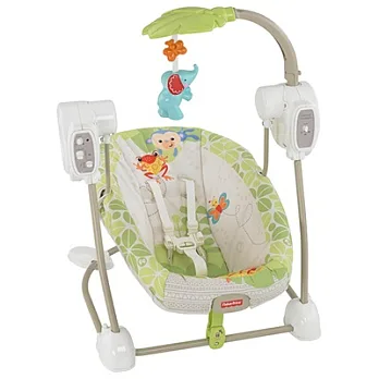 《Fisher Price 費雪牌》熱帶雨林好朋友電動鞦韆