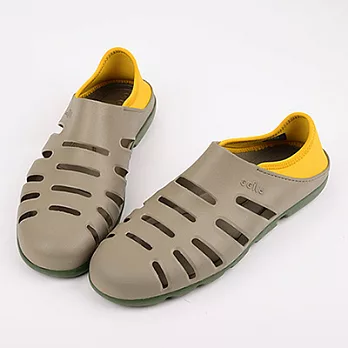 CCILU 馳綠 ATKA 水陸兩用鯊魚鞋-灰/黃 (男款)7S12