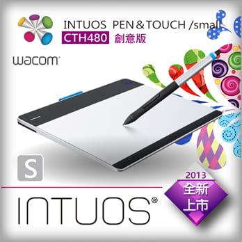 【INTUOS創意版PEN&TOUCH /small】★Wacom 第4代全新上市!CTH-480