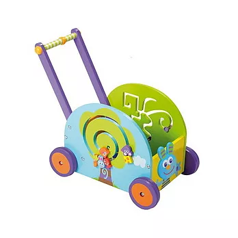 法國【Boikido】歡樂推車(藍色)