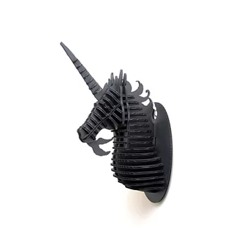獨角獸掛飾(黑,大,未組裝)