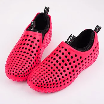 【CCILU 馳綠】AMAZON 中性款 晴雨豆豆休閒鞋25.5桃色金蔥版