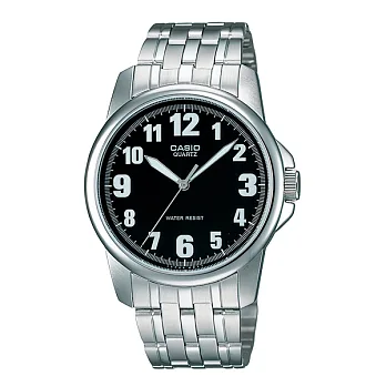 【CASIO】復古名曲時尚優質腕錶-黑色-MTP-1216A-1B