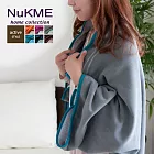 棉花田【NuKME】時尚創意多功能隨意毯- 灰色灰色