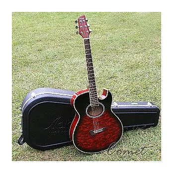 Comet C-240 虎紋民謠吉他虎紋黑