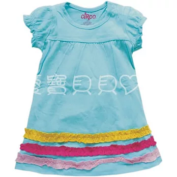 多款洋裝 蛋糕裙 花邊裙 長版上衣 娃娃裝12M藍色花邊