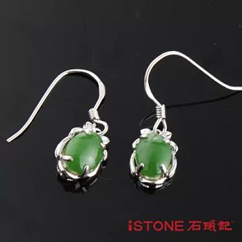石頭記 花語碧玉耳環碧玉