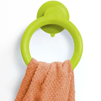 《A3》O 型壁吸式毛巾掛架(綠)