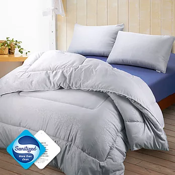 【雅潔花舞】台灣精製防蹣抗菌特級壓花雙人竹炭被