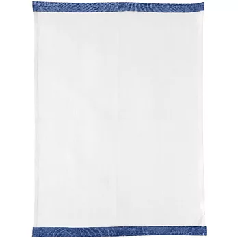 《WINKLER》75cm 橫邊白底餐廚布巾(沉穩藍)