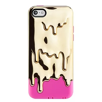 SwitchEasy Melt iPhone 5C冰淇淋溶化造型保護殼-金色