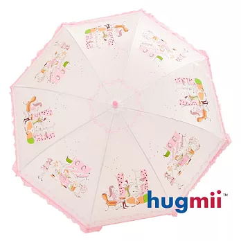 【Hugmii】童話系列花邊兒童雨傘_粉色