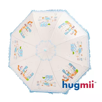 【Hugmii】童話系列花邊兒童雨傘_淺藍色