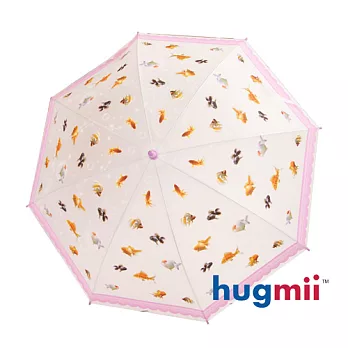 【Hugmii】紫色滿圖小魚兒童雨傘