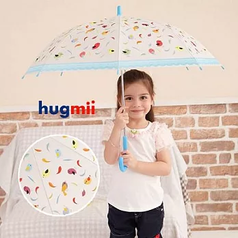 【Hugmii】藍色滿圖小雞兒童雨傘