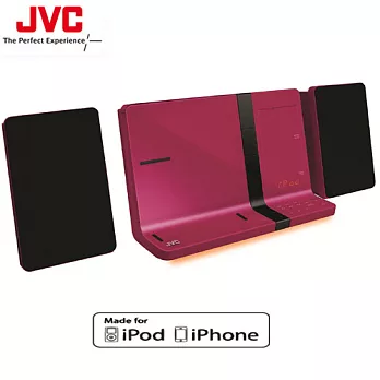 【超值福利品】JVC 魅力四色多媒體iPad/USB音響-桃紅色UX-VJ5-P