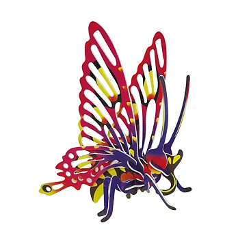 3D立體拼圖 昆蟲系列-蝴蝶