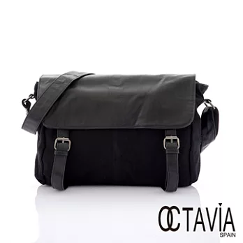 【Octavia 8 】雅美姬 菱格洞洞鍊條肩背包 - 絕色黑