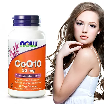 NOW健而婷-Co Q10青春元素 (60顆/瓶)