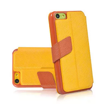 Baseus iPhone5c信仰保護皮套黃