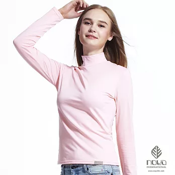 【NOYA】發熱保暖 Thermolite中空紗優雅素色女高領衫 (#32C20094)S粉紅71