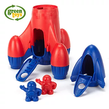 美國【greentoys】搖滾火箭藍色火箭頭