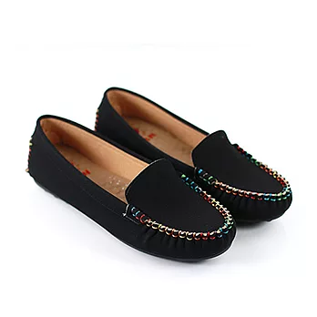 ◤Green Phoenix◥MIT經典懶人豆豆鞋樂福鞋包鞋38黑色